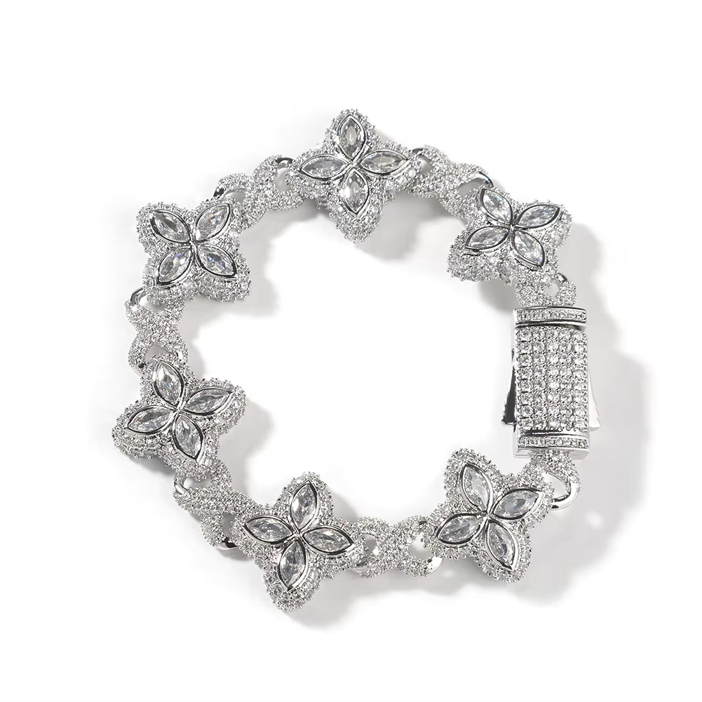 Luxury Flower Star Shape Bracelet